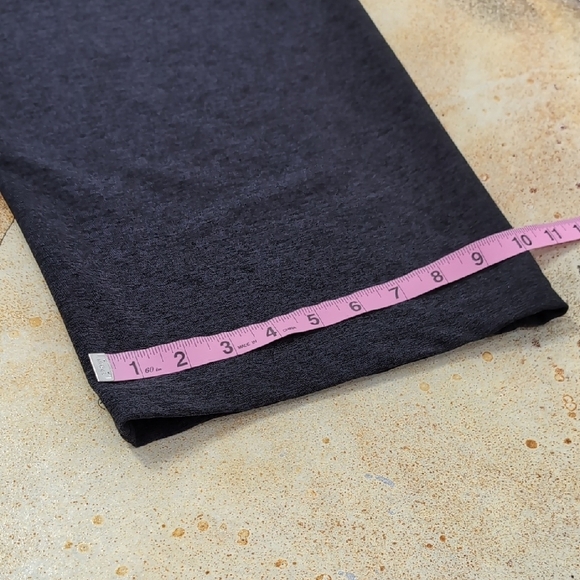 Lucy | Charcoal Wide Leg Leggings Capris Size L - Picture 11 of 11